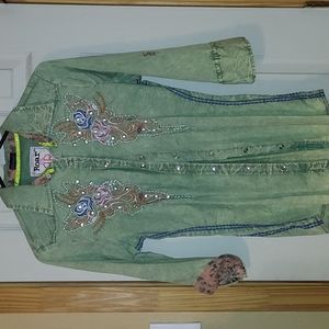 Short sleeve western shirt